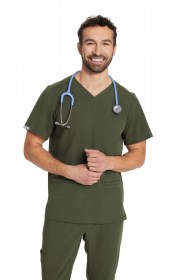 1-bluzka-męska-scrubs-basic-khaki-1